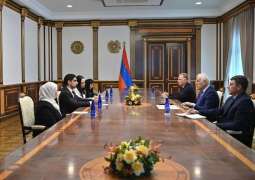 Omran Sharaf meets President of Armenia