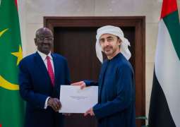UAE President receives written message from President of Mauritania
