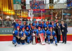 Al Dhabi Women’s Ice Hockey Team crowned champions of 'Mega Ice Hockey 5' in Hong Kong