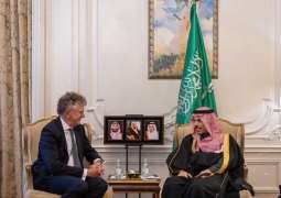 سمو وزير الخارجية يلتقي مستشار الأمن القومي البريطاني
