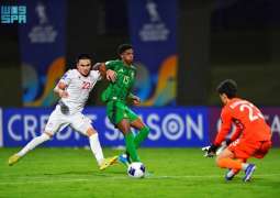 المنتخب السعودي يتأهل إلى ربع نهائي كأس آسيا تحت 17 عامًا متصدرًا مجموعته