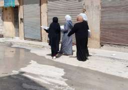 مركز الملك سلمان للإغاثة يوزّع (335) كرتون تمر في محافظة حلب بسوريا