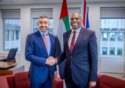 Abdullah bin Zayed meets with British Deputy Prime Minister and Secretary of State for Justice