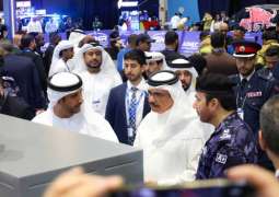 Bahraini Interior Minister visits Tasleeh pavilion at ISNR 2026