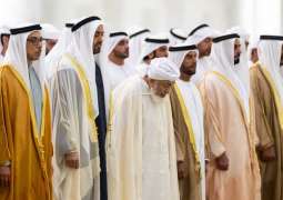 UAE President performs Eid Al-Adha prayer at Sheikh Zayed Grand Mosque in Abu Dhabi