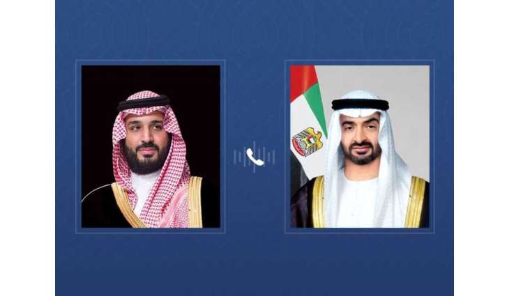 UAE President receives phone call from Saudi Crown Prince condemning Iranian terrorist attacks