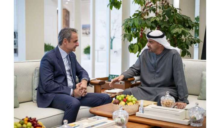 UAE President receives Greek Prime Minister, discusses Comprehensive Strategic Partnership and regional developments