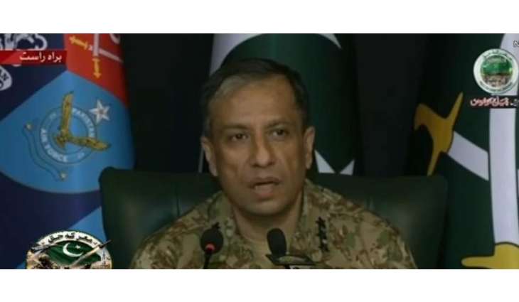 DG ISPR says Indian narrative on terrorism against Pakistan “completely collapsed”