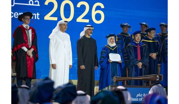Khaled bin Mohamed bin Zayed attends Mohamed bin Zayed University of Artificial Intelligence 2026 commencement ceremony