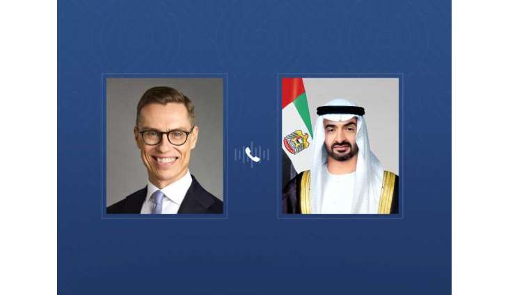 رئيس الدولة يتلقى اتصالاً هاتفياً من رئيس فنلندا