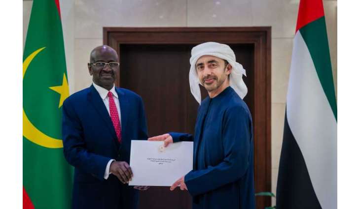 UAE President receives written message from President of Mauritania