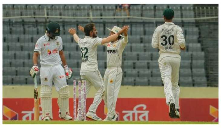 Bangladesh build lead against Pakistan in first test
At the end of Day 4,