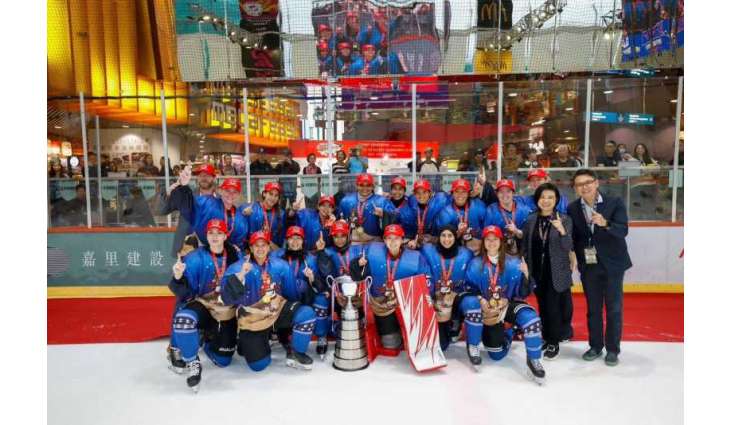 Al Dhabi Women’s Ice Hockey Team crowned champions of 'Mega Ice Hockey 5' in Hong Kong