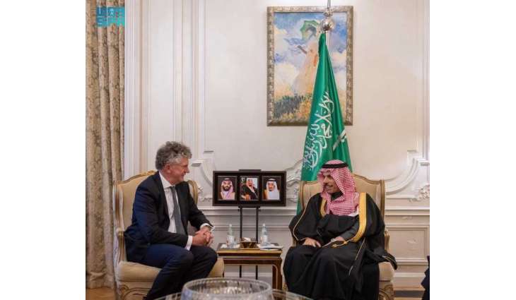 سمو وزير الخارجية يلتقي مستشار الأمن القومي البريطاني