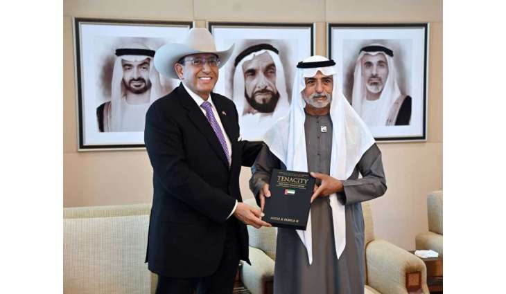 Nahyan bin Mubarak witnesses launch of 'Tenacity' by Augie Fabela on UAE’s resilience, unity in face of challenges