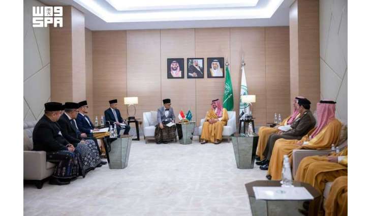 الأمير عبدالعزيز بن سعود يستقبل وزير الحج والعمرة الإندونيسي
