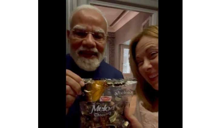 Modi gifts Melody toffees to Italian PM Meloni, video goes viral
