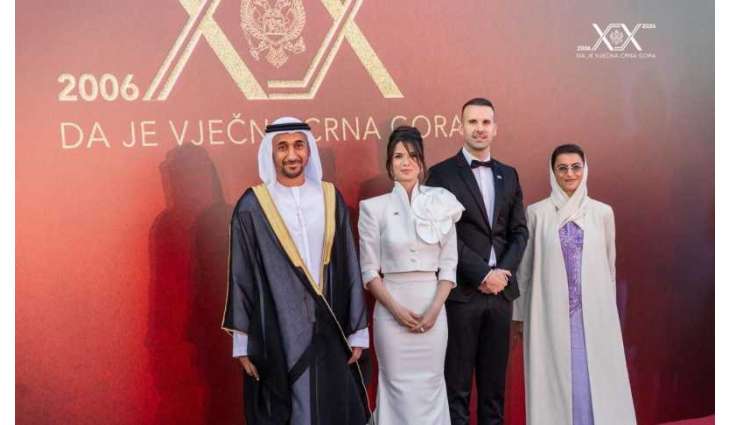 On behalf of UAE President, Noura Al Kaabi attends Montenegro’s 20th independence anniversary celebrations