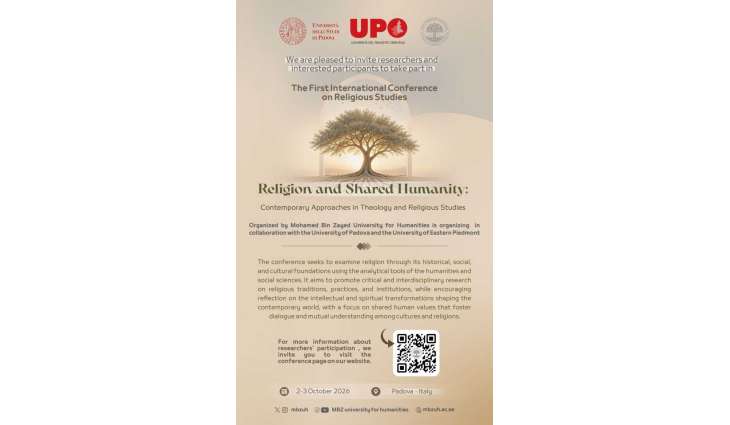 Mohamed Bin Zayed University for Humanities to organise international conference on religious studies in Italy
