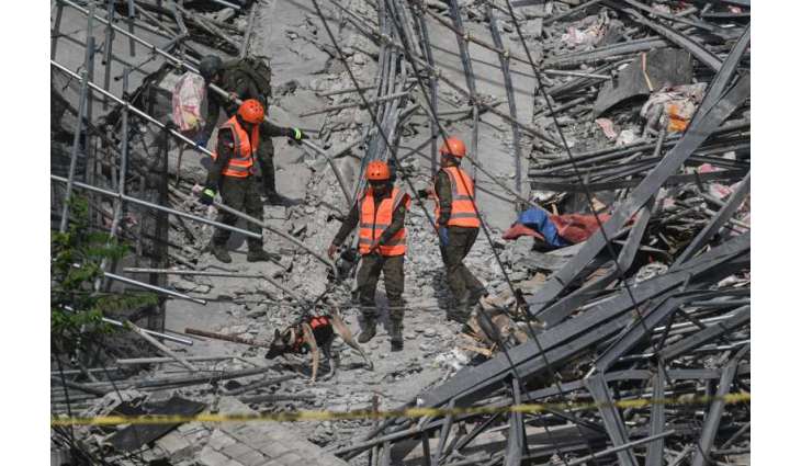 Four dead, 17 missing after under-construction building collapse in Philippines