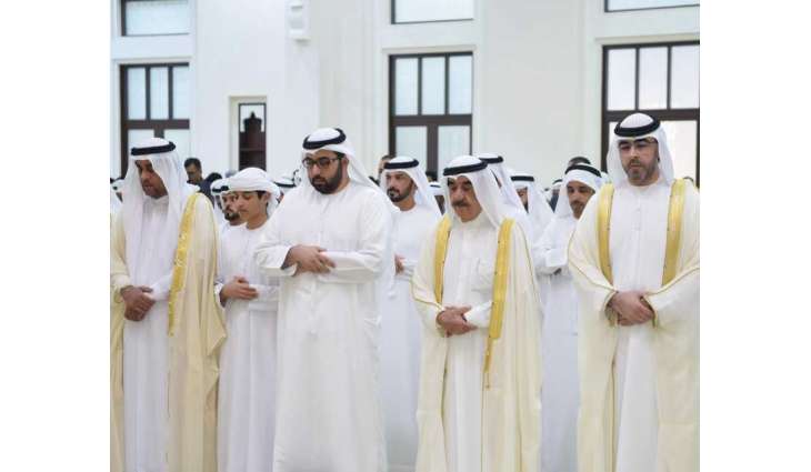 UAQ Ruler performs Eid Al-Adha prayer at Ahmed bin Rashid Al Mu'alla Mosque