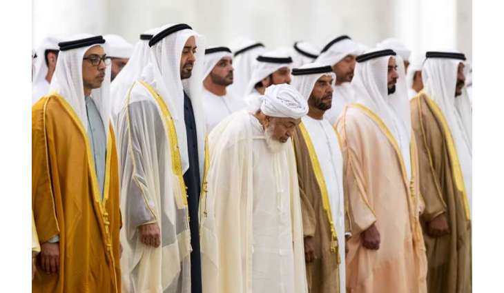UAE President performs Eid Al-Adha prayer at Sheikh Zayed Grand Mosque in Abu Dhabi
