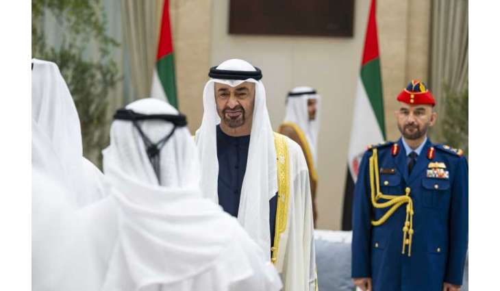 رئيس الدولة يستقبل حكام الإمارات والشيوخ والمهنئين بمناسبة عيد الأضحى المبارك