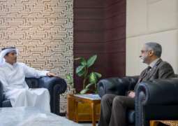 سفیر باکستان لدی دولة قطر یجتمع مع رئیس الموٴسسة القطریة للاعلام