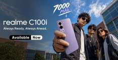 realme C100i Goes on First Sale at PKR 34,999, Featuring Segment’s ONLY 7000mAh Titan Battery and 24-Month Warranty