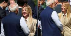 Modi–Meloni exchange at G7 summit goes viral on social media
