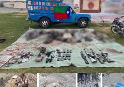 security forces conducted an intelligence based operation in Panjgur District of Balochistan, on reported presence of terrorists belonging to Indian proxy, Fitna al Hindustan