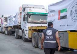 Four UAE aid convoys enter Gaza under ‘Operation Chivalrous Knight 3’