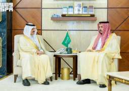أمير الشرقية يستقبل مدير فرع المركز الوطني للرقابة على الالتزام البيئي بالمنطقة