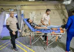 Under 'Operation Chivalrous Knight 3', UAE Floating Hospital in Al Arish receives five new cases from Gaza Strip