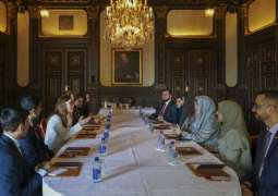 Latifa bint Mohammed meets with leaders of World Childhood Foundation, visits Campus Manilla in Sweden