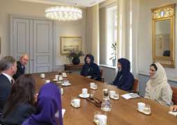 Latifa bint Mohammed explores opportunities to strengthen cooperation, expertise exchange across vital sectors with heads of leading institutions