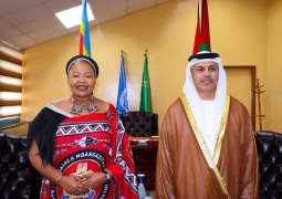 UAE Ambassador presents copy of credentials to Minister of Foreign Affairs and International Cooperation of Eswatini