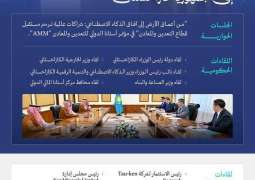 وزير الصناعة والثروة المعدنية يختتم زيارته الرسمية إلى جمهورية كازاخستان