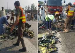 Two pilots martyred in PAF Super Mushshak crash near Mardan