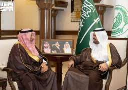 الأمير سعود بن مشعل يستقبل رئيس القطاع الغربي بشركة المياه الوطنية