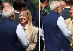 Modi–Meloni exchange at G7 summit goes viral on social media