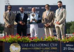 'RB Burn The Bill' becomes first filly to win UAE President’s Cup for Purebred Arabian Horses in Italy