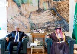 نائب وزير الخارجية يستقبل سفير الصومال لدى المملكة
