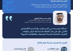 Dubai Future Foundation, World Economic Forum publish 'Top 10 Emerging Technologies of 2026' report