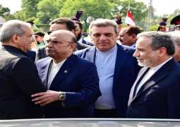 الرئیس آصف علي زرداري یجتمع مع نظیرہ الایراني مسعود بزشیکیان