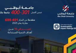 ADU named among top 400 academic institutions in Times Higher Education Sustainability Impact Ratings 2026