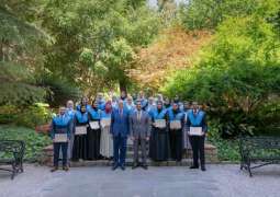 Sultan bin Ahmed attends media master’s graduation ceremony