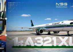 نيو للفضاء والخطوط السعودية تفعلان أول نظام اتصال جوي مدمج على متن طائرة إيرباص A321XLR التابعة للسعودية