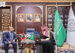 سمو وزير الدفاع يلتقي وزير الدفاع والخدمة الوطنية بجمهورية المالديف