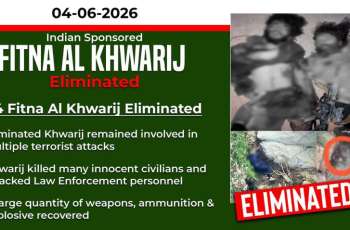 Security forces kill four India-backed terrorists in KP IBOs: ISPR